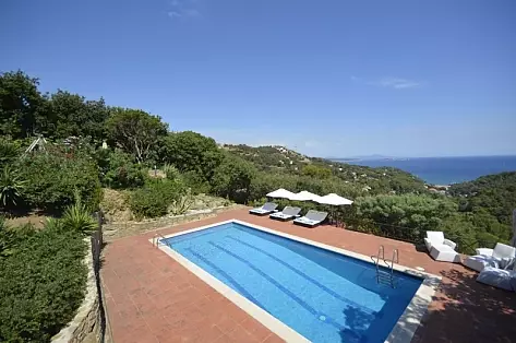 Les Hauts de Sa Riera - Location de vacances avec piscine et vue mer en Catalogne